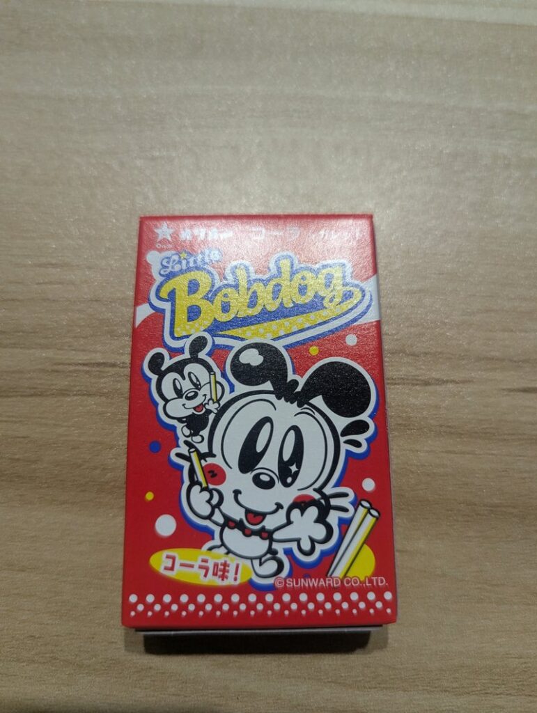 Cola Cigarette Little Bobdog Japanese dagashi candy package front